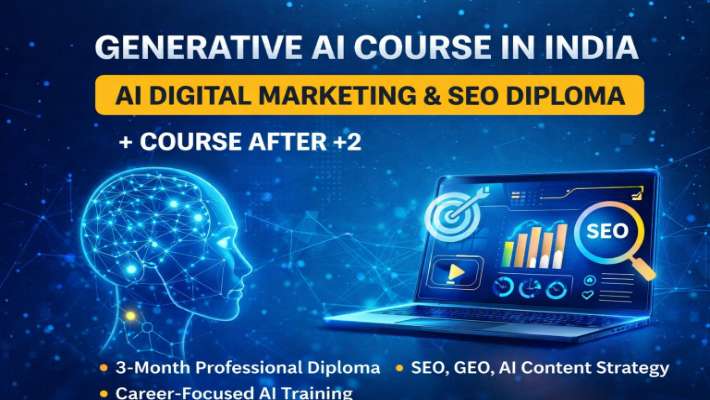 Generative AI Course in India – AI Digital Marketing & SEO Diploma After +2