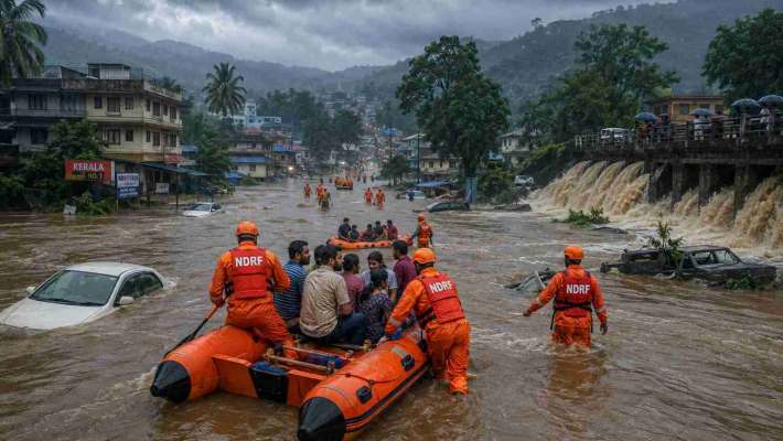 Heavy Rain and Flood Alerts Across Kerala 2026